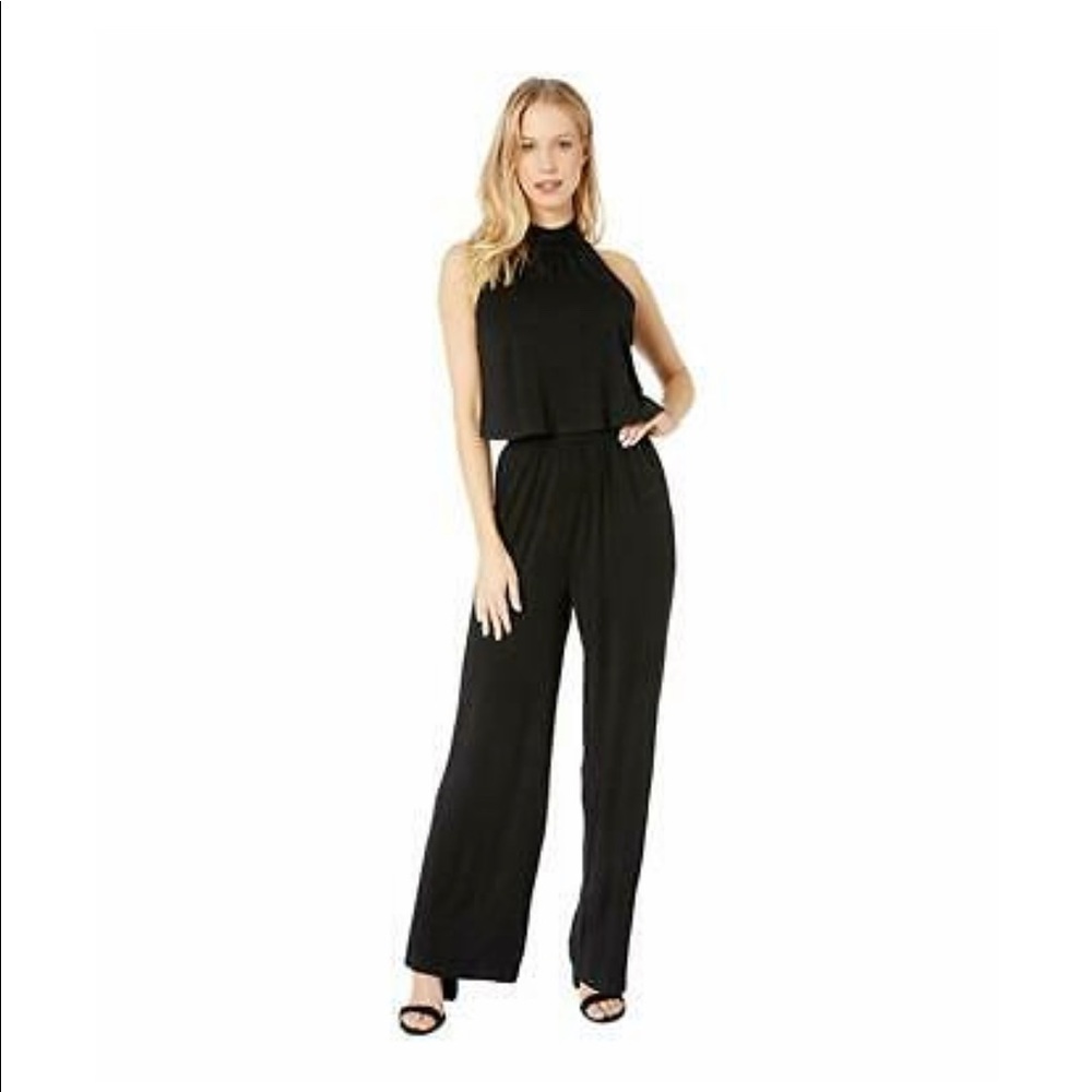 BB Dakota halter jersey jumpsuit